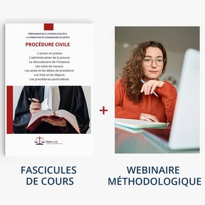 Fascicules de cours - Formation commissaire de justice